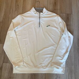 Peter Millar Fishers Island White Half-Zip